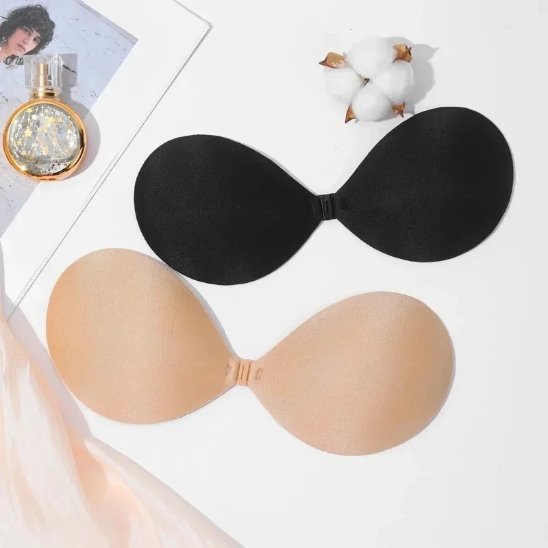 Silicone Bra Adhesive - 1/2/4개입 여성용 브라, 보이지 않는 푸쉬업