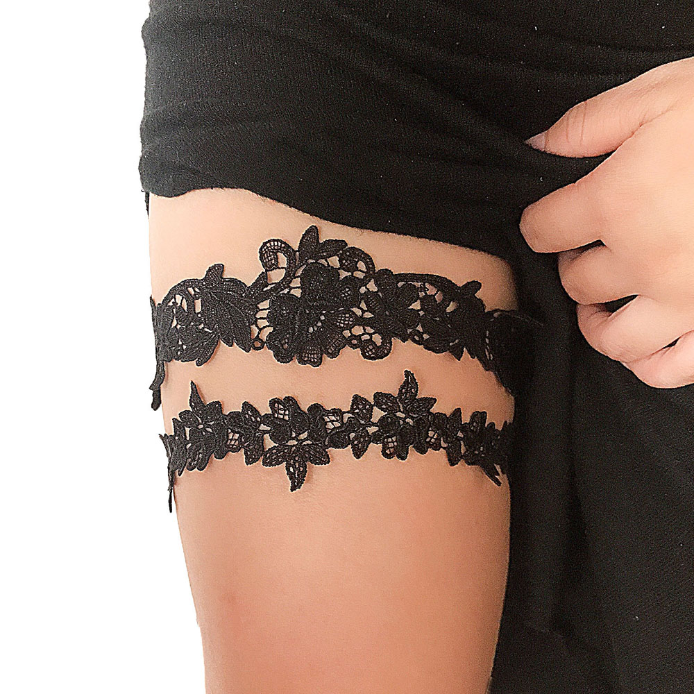K02 여성을위한 패션 부드러운 섹시한 레이스 가터 벨 - Garter Belt Set 리뷰 및 가격
