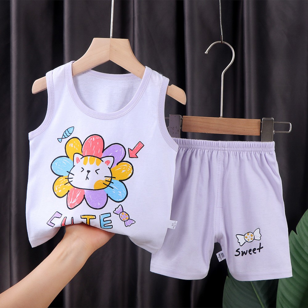 어린이 세트 아동복 소년 소녀 조끼 정장 여름 아동 의 - Boyshort Underwear 리뷰 및 가격